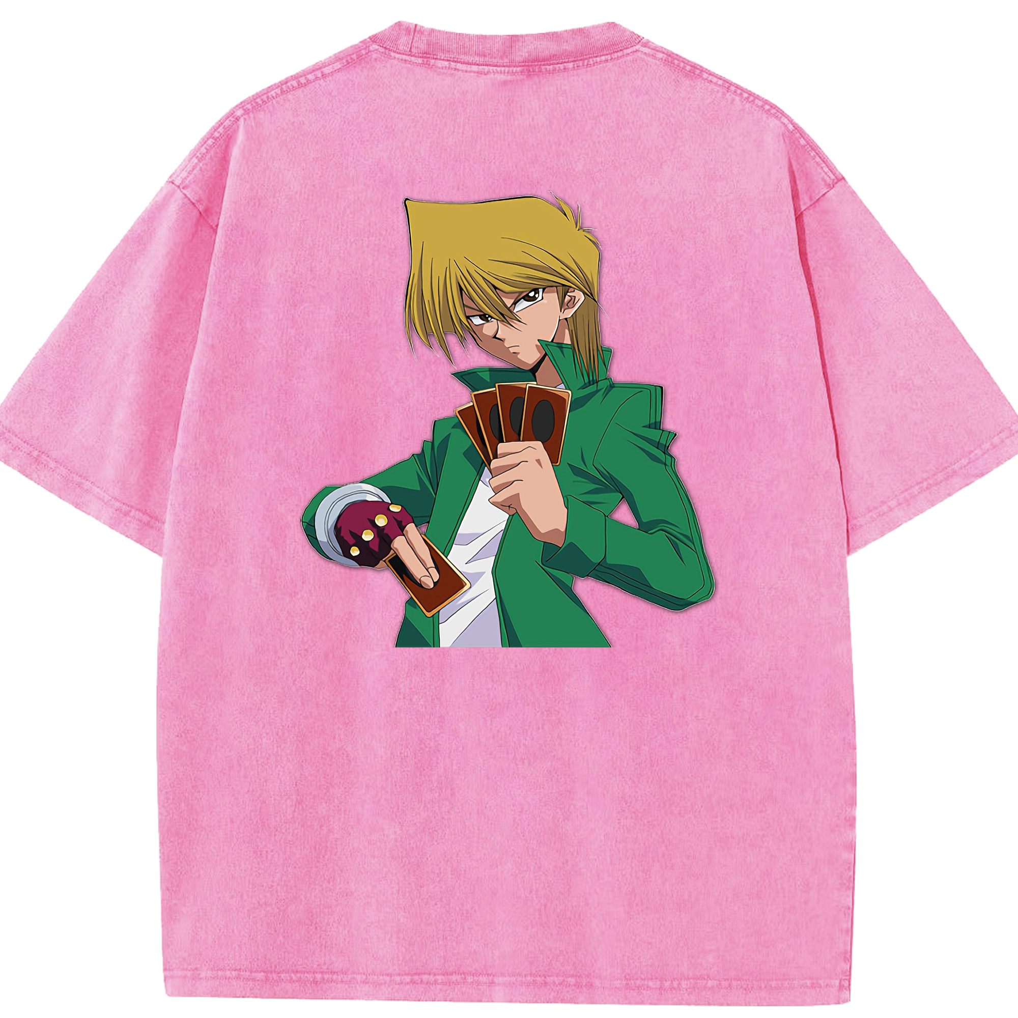 （画像用） 遊☆戯☆王 Yu-Gi-Oh! 綿100% ヴィンテージ風 半袖Tシャツ（背面プリント）